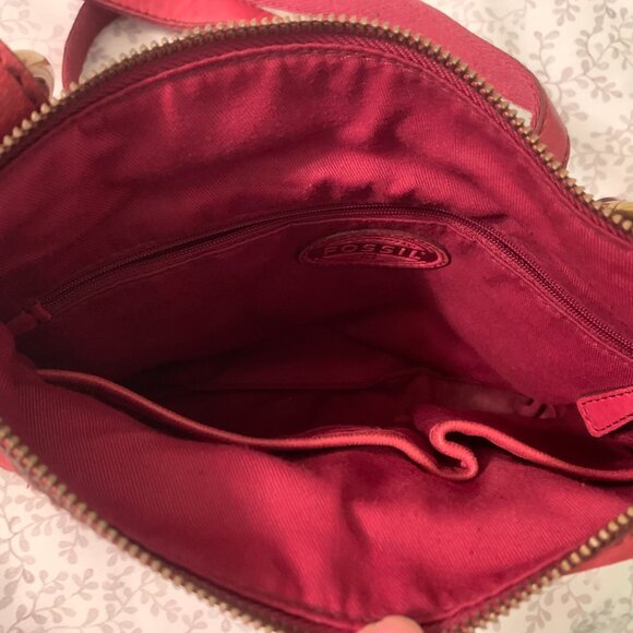 Fossil leather crossbody bag - Picture 3 of 3